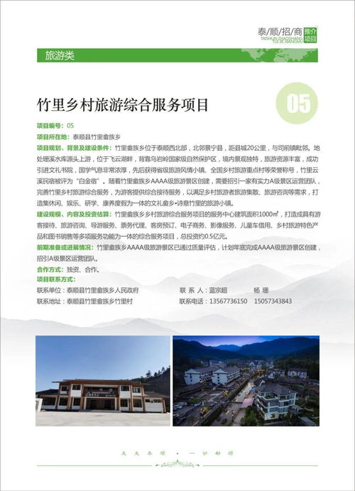 泰順25個旅游招商項目重磅發布 從通用機場到度假小鎮，解鎖山區旅游新篇章